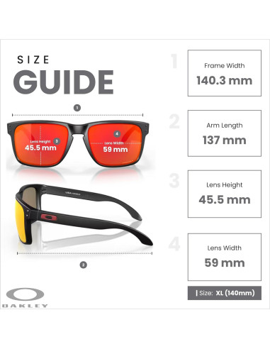 Gafas de sol Oakley Holbrook XL para hombres + Kit de cuidado