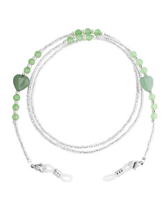 Cadena de Acrílico BILIONE para Gafas Verde 72 cm