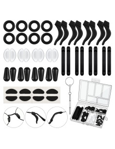 50 Piezas Accesorios para Gafas Konohan Almohadillas y Soportes