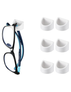 Organizador de Gafas 6 Piezas Gdnmpat Soporte Pared Blanco