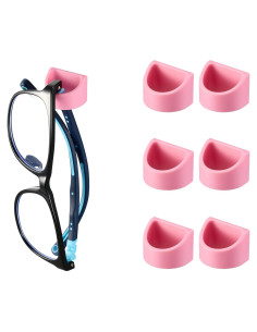 Organizador de Gafas Gdnmpat 6 Piezas Rosa Soporte Pared