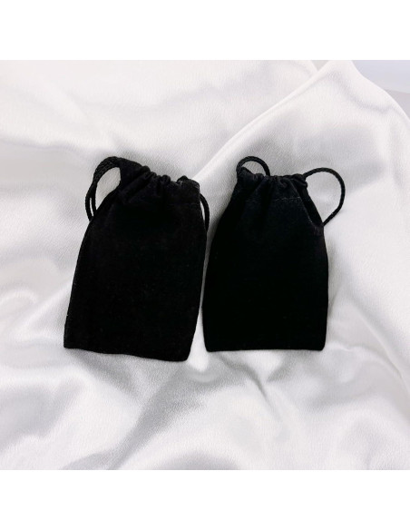 Cadena de Gafas Elegante con Perlas y Cuarzo Negro Rutilado