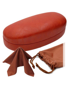 Estuche Duro para Gafas MiEstucheDeGafas Marrón 14.61cm
