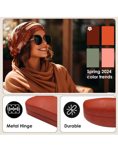 Estuche Duro para Gafas MiEstucheDeGafas Marrón 14,61 cm