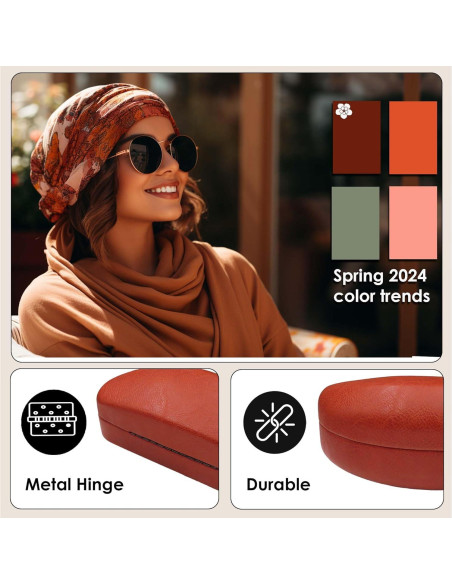 Estuche Duro para Gafas MiEstucheDeGafas Marrón 14,61 cm