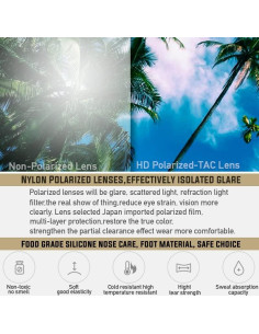 Gafas de sol JULI Polarizadas Unisex C14 Cristal Púrpura 2