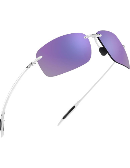 Gafas de sol JULI Polarizadas Unisex C14 Cristal Púrpura