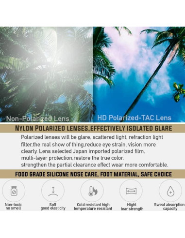 Gafas de sol JULI MJ8009 Polarizadas Unisex Verde Revo