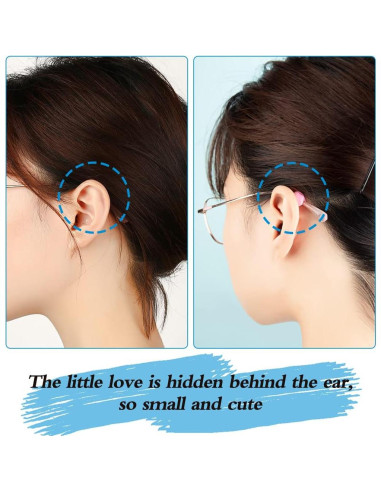 15 Pares de Retenedores de Gafas Silicona iGeyzoe Azul