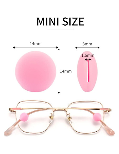 15 Pares de Retenedores de Gafas Silicona iGeyzoe Azul