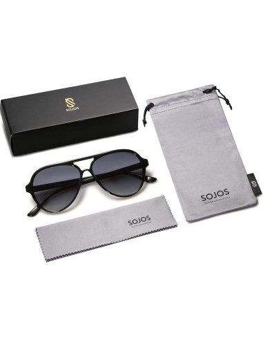 Gafas de sol aviador SOJOS SJ2201 polarizadas UV400