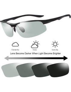 Gafas de Sol Deportivas YIMI Fotoquímicas Polarizadas UV400 2