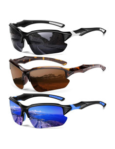 Gafas de sol deportivas DioKiw 3pack UV protección