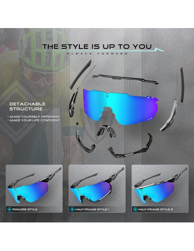 Gafas de sol ATTCL UV 400 para ciclismo y deportes