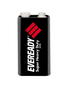Batería 9V Eveready Heavy Duty 1222BP Cloruro de Zinc