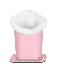 Soporte para Gafas MOSISO Rosa con Base Magnética y Cuero PU