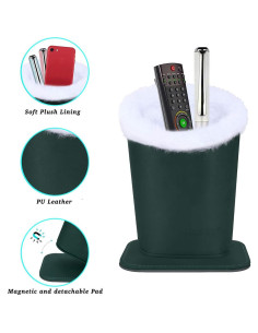 Soporte para Gafas MOSISO Verde Medianoche con Base Magnética 2