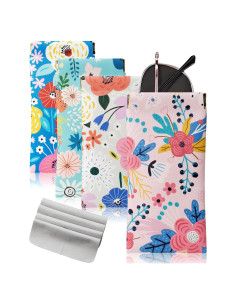 Estuche para Gafas 4 Pcs Marca Desconocida Cuero Suave