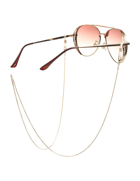 Cadena de Gafas WLLHYF para Mujeres 75 cm Metal Elegante Cadena de Gafas WLLHYF para Mujeres 75 cm Metal Elegante
