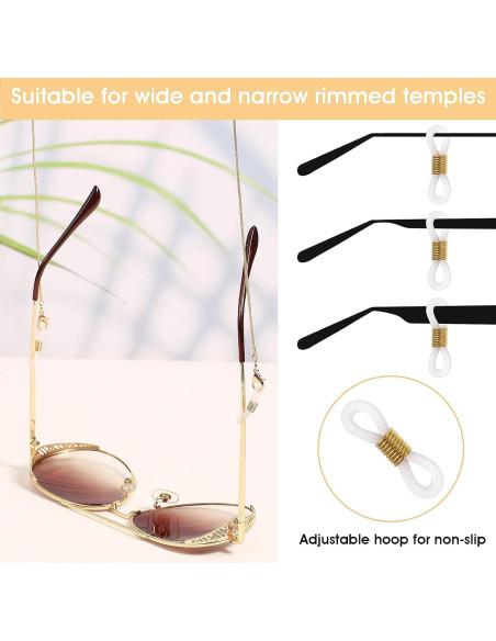 Cadena de Gafas WLLHYF para Mujeres 75 cm Metal Elegante Cadena de Gafas WLLHYF para Mujeres 75 cm Metal Elegante