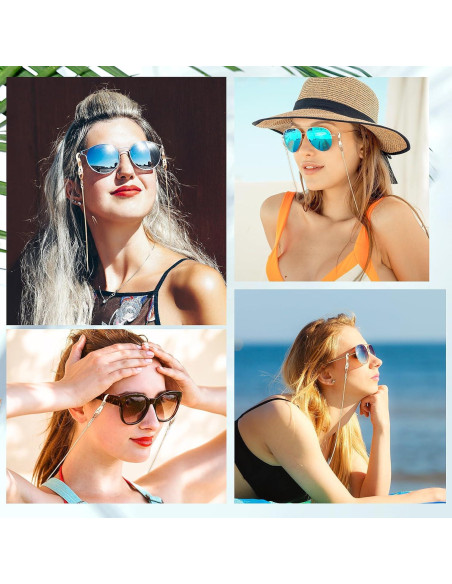 Cadena de Gafas WLLHYF para Mujeres 75 cm Metal Elegante Cadena de Gafas WLLHYF para Mujeres 75 cm Metal Elegante