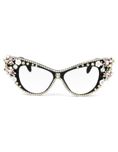 Gafas de lectura Melrose con luz azul y diamantes 2.75x