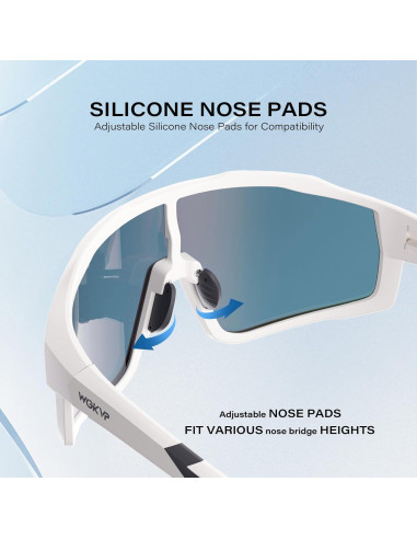 Gafas de sol deportivas WGKVP 5051 UV400 polarizadas