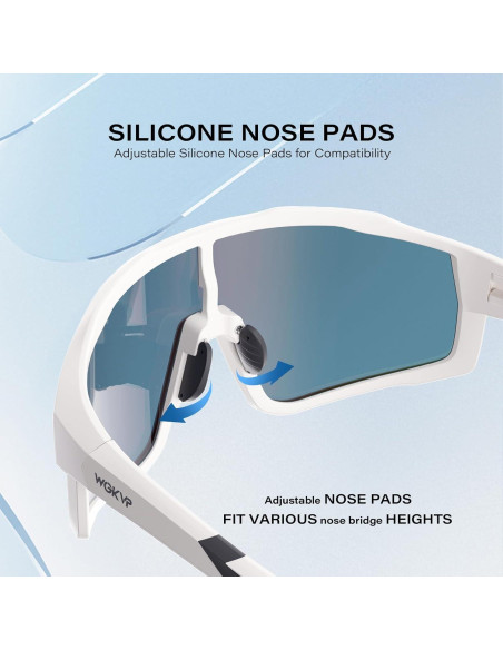 Gafas de sol deportivas WGKVP 5051 UV400 polarizadas