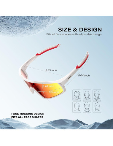 Gafas de sol deportivas WGKVP 5051 polarizadas UV400