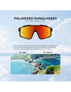 Gafas de sol deportivas WGKVP 5051 UV400 polarizadas 2