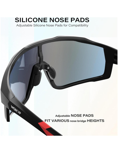 Gafas de sol deportivas WGKVP 5051 UV400 polarizadas