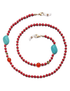 Cadena de Gafas GIOLOYS de Madera Hecha a Mano 69.85 cm