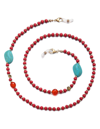 Cadena de Gafas GIOLOYS de Madera Hecha a Mano 69.85 cm