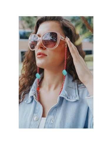 Cadena de Gafas GIOLOYS de Madera Hecha a Mano 69.85 cm