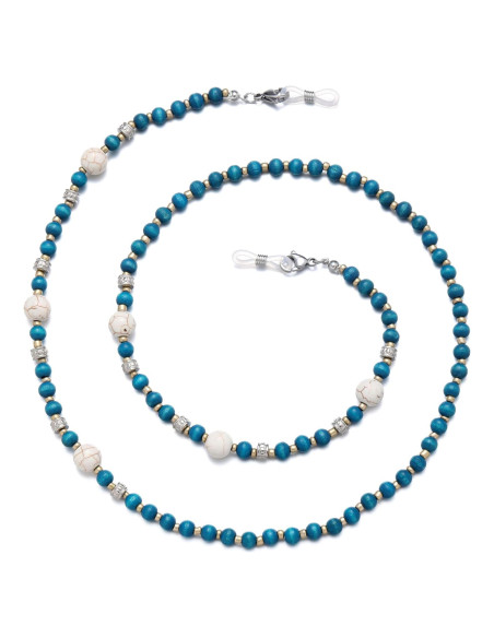 Cadena de Gafas GIOLOYS de Madera Hecha a Mano 69.85 cm