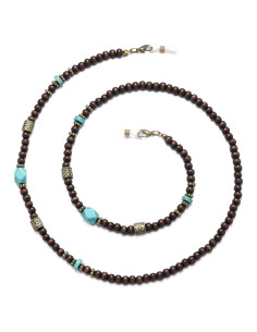 Cadena de Gafas GIOLOYS de Madera Hecha a Mano 69.85 cm