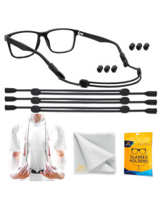 Soporte para Gafas SIGONNA Correa Ajustable Silicona Negra