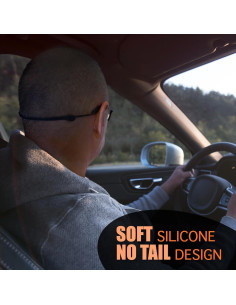 Soporte para Gafas SIGONNA Correa Ajustable Silicona Negra 2