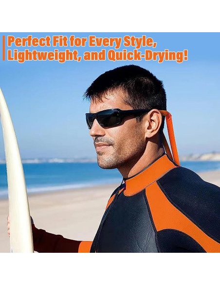 Correa Flotante para Gafas DriftFish Turquesa Neón 2 Pzas