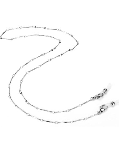 Cadena de Gafas de Acero Inoxidable Hecha a Mano 74.93 cm