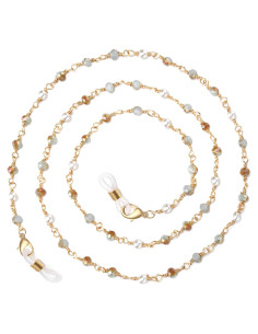 Cadena de Gafas Humlbird para Mujeres 67 cm Cristal Natural