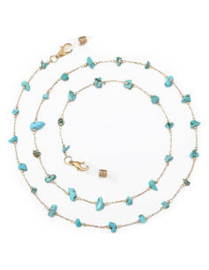 Cadena de Gafas Humlbird para Mujeres - 66 cm, Cristal Natural