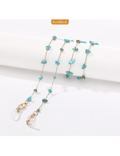 Cadena de Gafas Humlbird para Mujeres - 66 cm, Cristal Natural 2