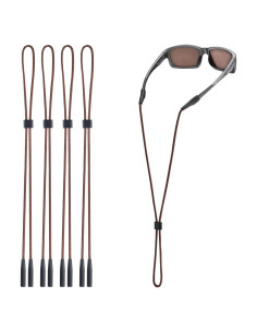 Soporte para Gafas Omnful 4pcs Ajustable Nylon Marrón