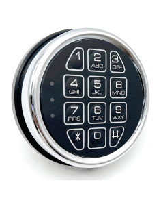 Cerradura Electrónica a Prueba de Fuego YOSEC E-816C Cromada