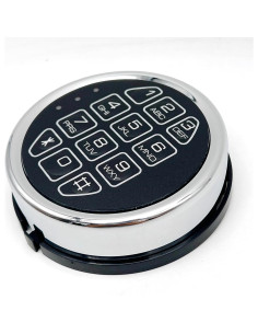 Cerradura Electrónica a Prueba de Fuego YOSEC E-816C Cromada 2