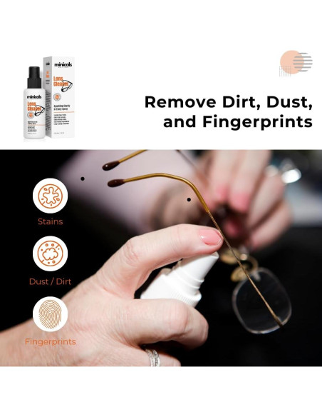 Spray Limpiador de Gafas Minicals 100 ml con Paño Microfibra
