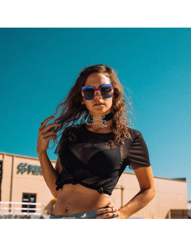 Gafas de sol cuadradas STORYCOAST UV400 para mujeres