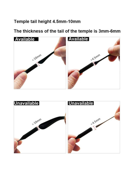 Correa de Gafas Junsika Ajustable para Hombres y Mujeres