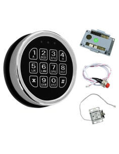 Cerradura de Seguridad Electrónica LEMOORE 020SL Teclado Zinc